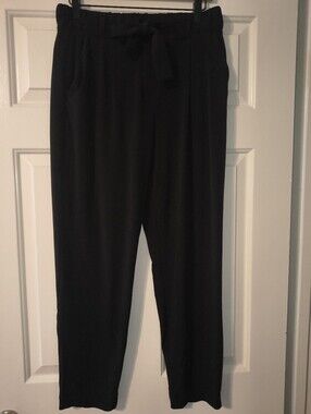 Black ankle pants, mid rise, size S/P